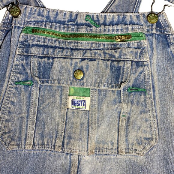 Vintage Liberty Overalls – Size 46x24 – Distressed Workwear - Picture 4 of 4